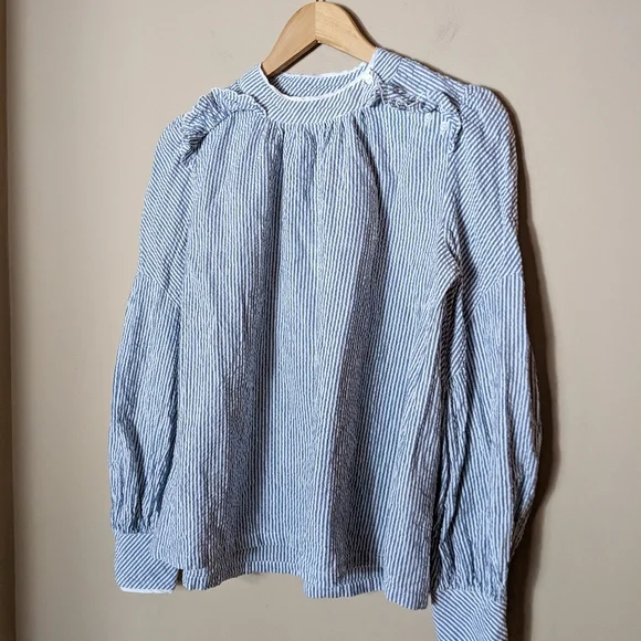 Ba&sh Season Stripe Blouse size 1 small - Picture 4 of 9